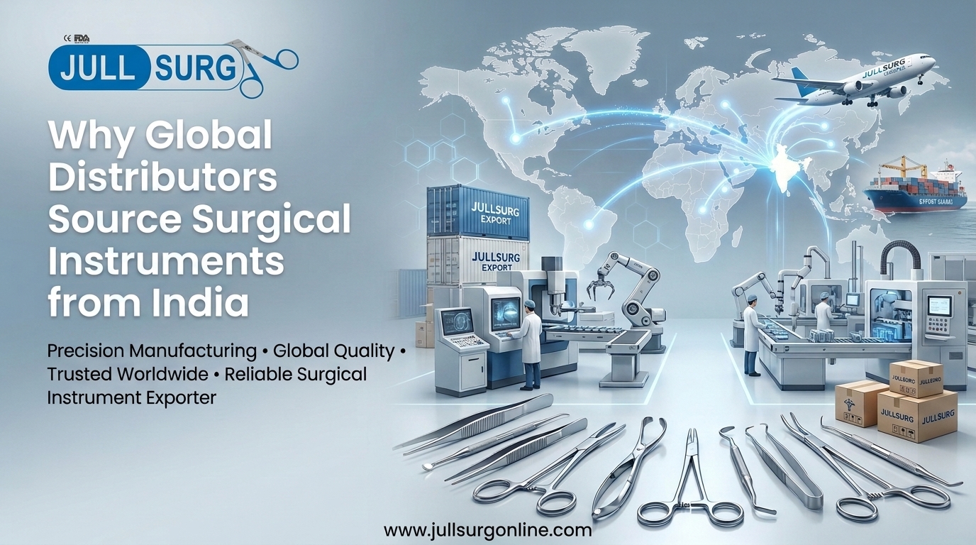 Why Global Distributors Source Surgical Instruments from India | JULLSURG