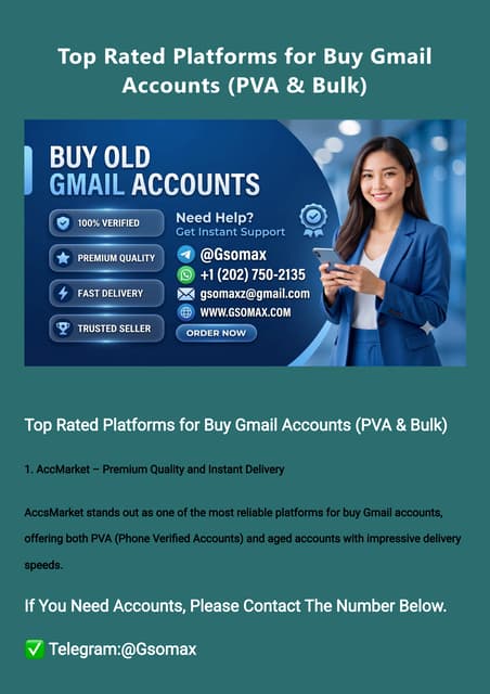Top Rated Platforms for Buy Gmail Accounts (PVA & Bulk)(1).pdf