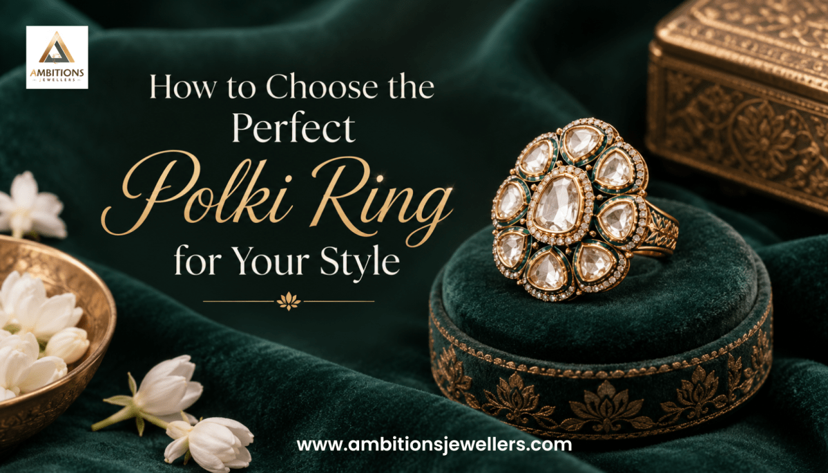 How to Choose the Perfect Polki Ring for Your Style – Ambitions Jewellery