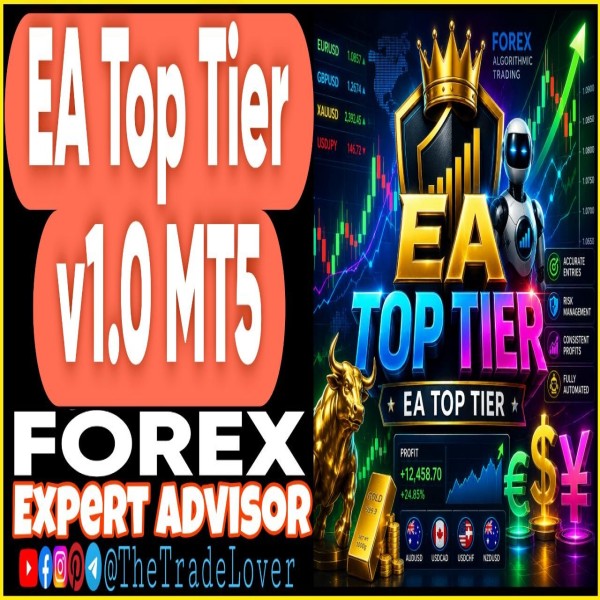 EA Top Tier v1.0 MT5 +Presets (Works on Build 6061) | Forex Robot | MT5 Expert Advisor - The Trade Lovers