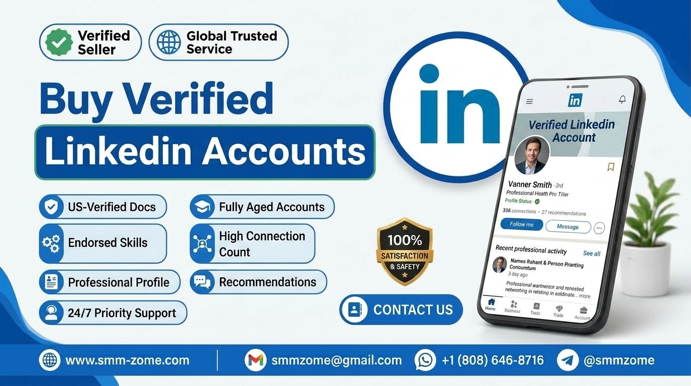 Buy Verified LinkedIn Accounts for Professional… | smm-zome