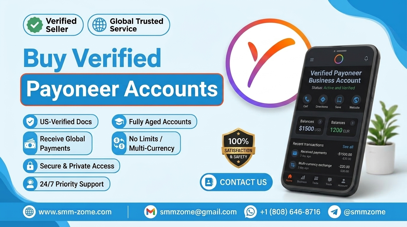 Buy Verified Payoneer Accounts - 100% Legit &… | smm-zome