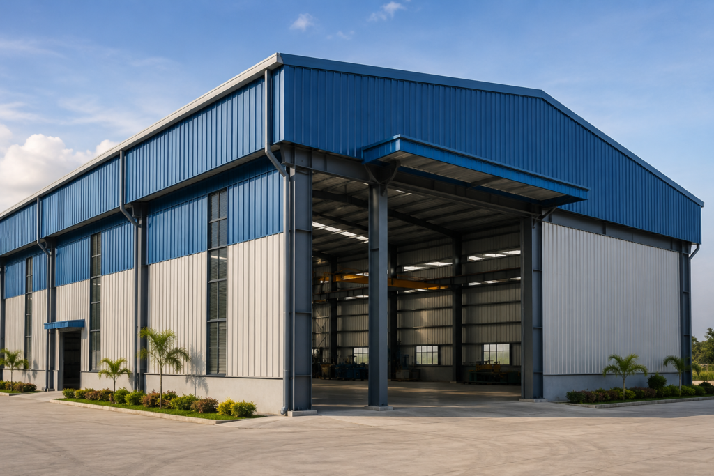 Industrial Shed Manufacturer in Delhi NCR - Invogue Building