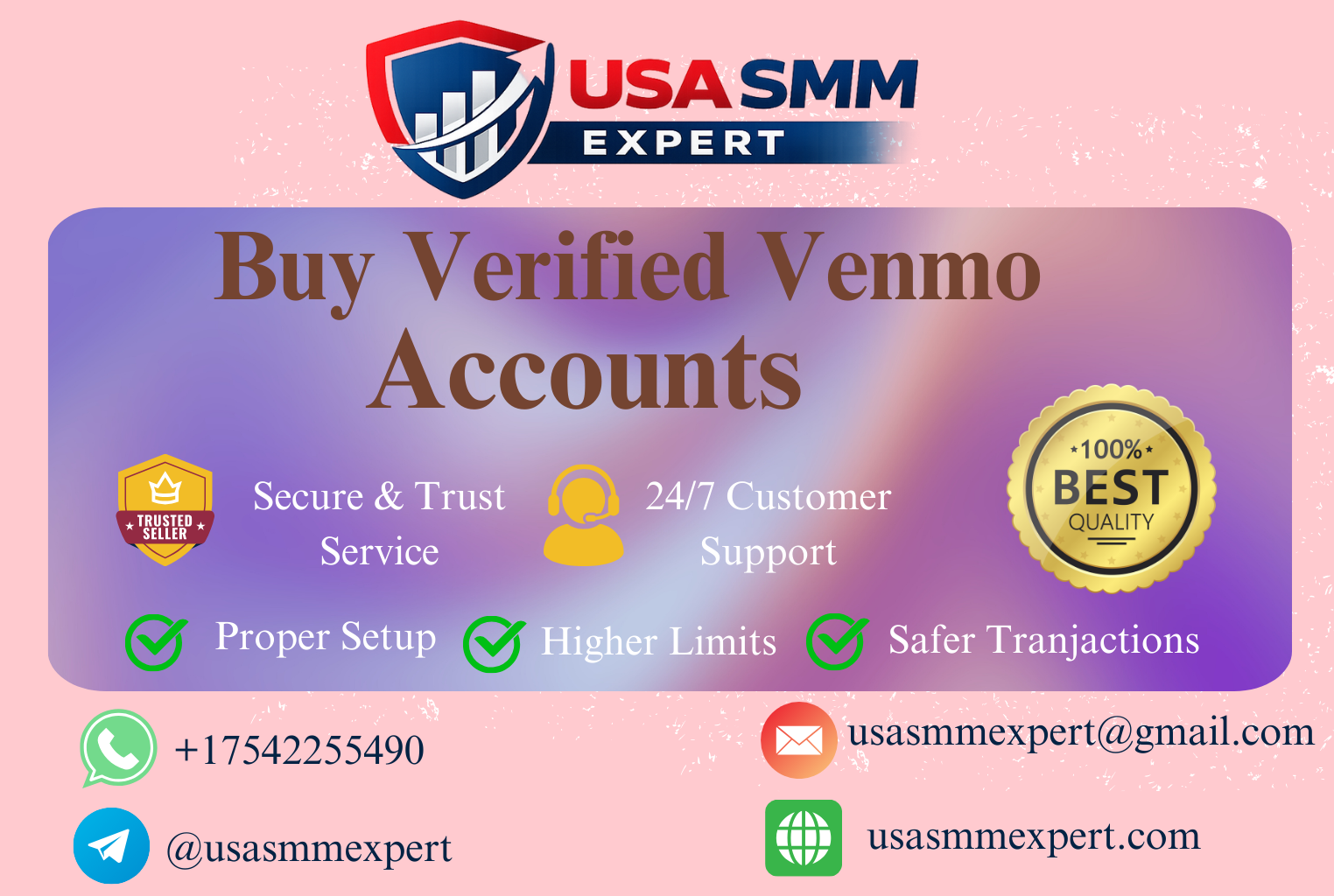 Buy Verified Venmo Accounts - USA SMM EXPERT