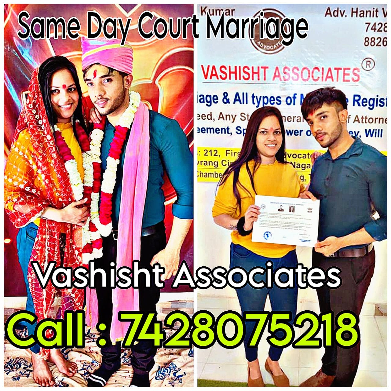 Court Marriage in Ghaziabad | Book @ Rs.2500