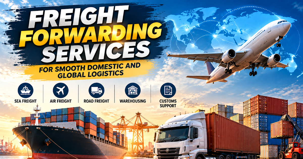 Freight Forwarding Services for Smooth Domestic and Global Logistics