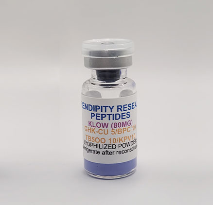 Buy KLOW Peptide | GLOW Peptide + KPV blend (GHK-cu, TB-500, BPC-157 + KPV)