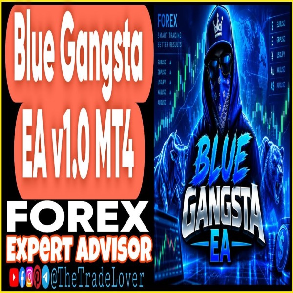 Blue Gangsta EA v1.0 MQ4 Source Code (Works on Build 1471) | Forex Robot | MT4 Expert Advisor - The Trade Lovers