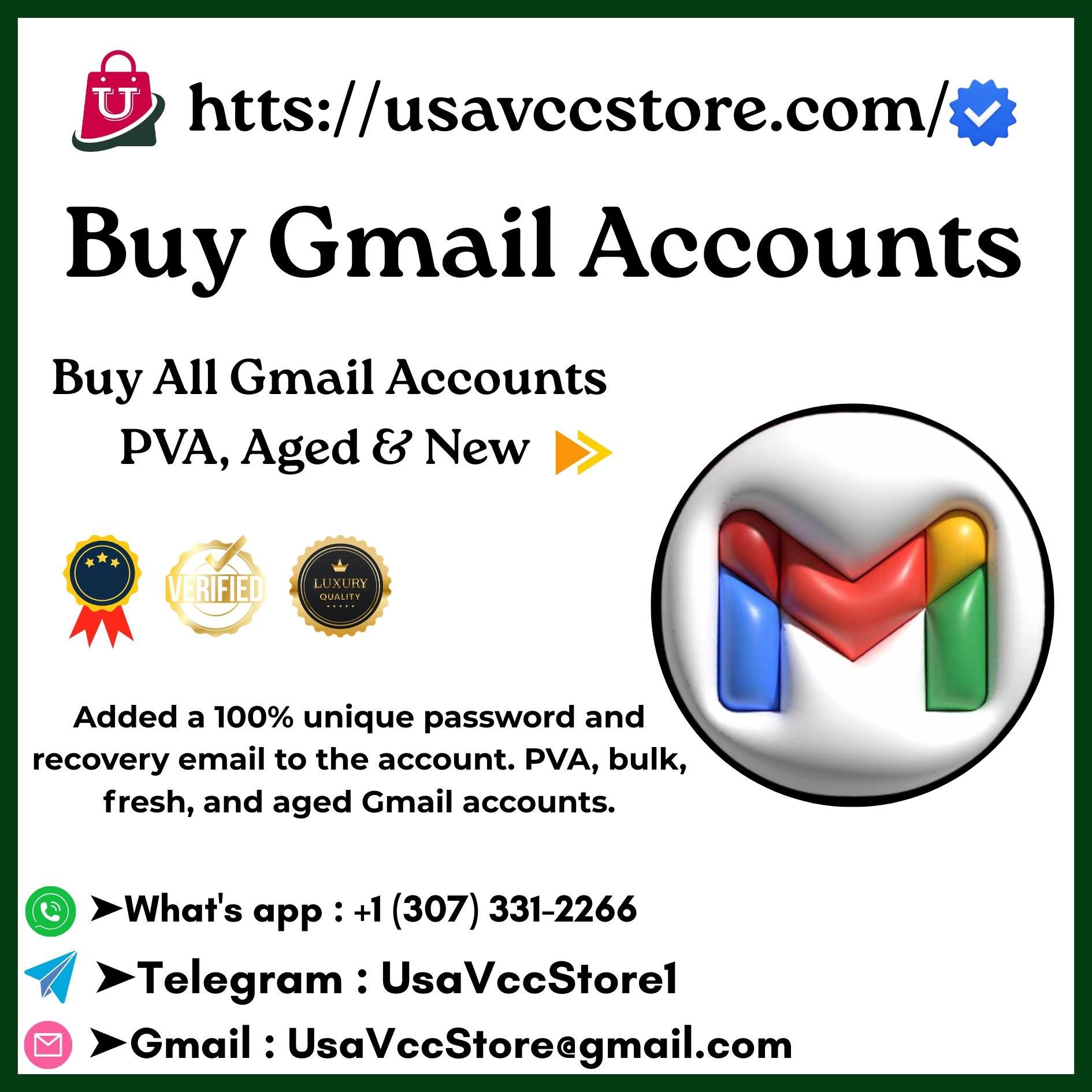 Buy Gmail Accounts | Aged & PVA Gmail | Fast Delivery