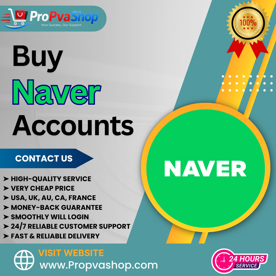 Buy Naver Accounts - Premium & Verified Accounts for Sale
