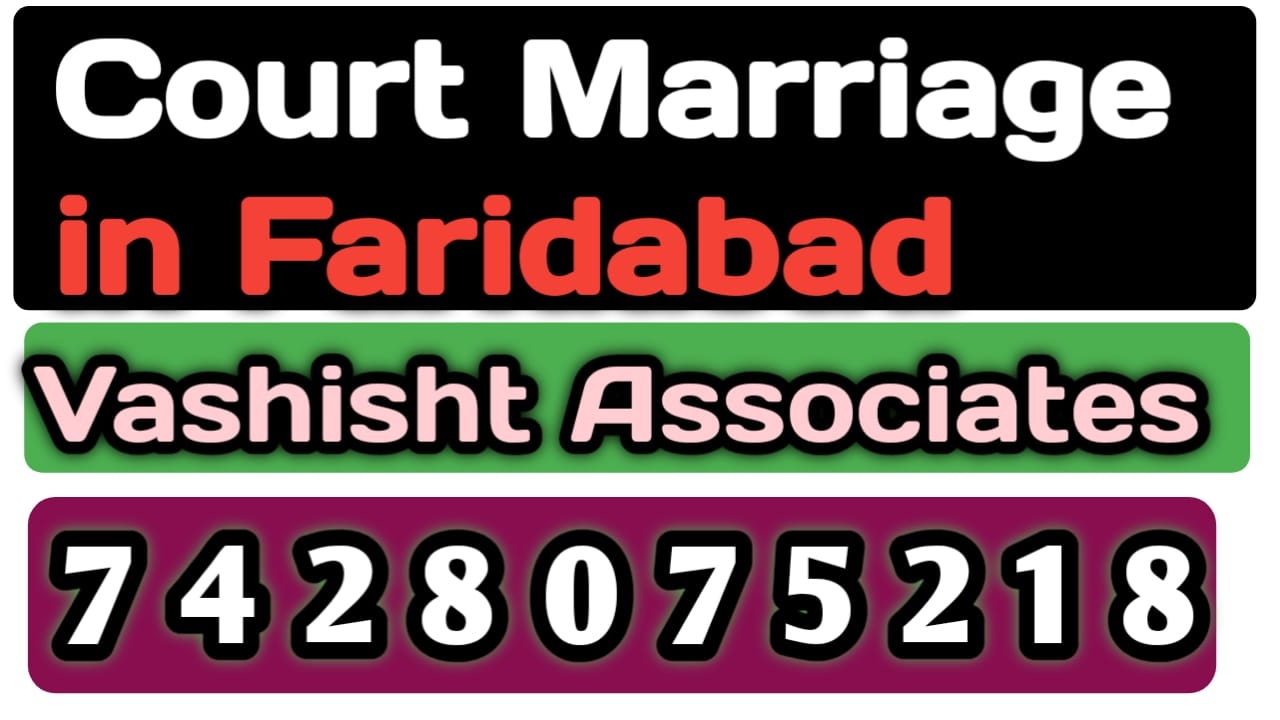 Court Marriage Registration in Faridabad | Book @ Rs.2500