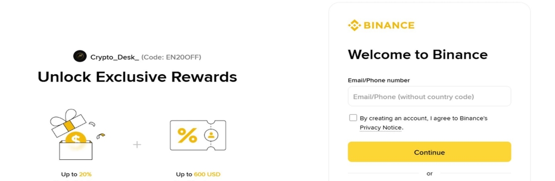 Sign up for Binance Cover Image