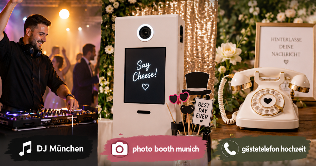How to Plan Wedding Entertainment in Munich for Your Guests