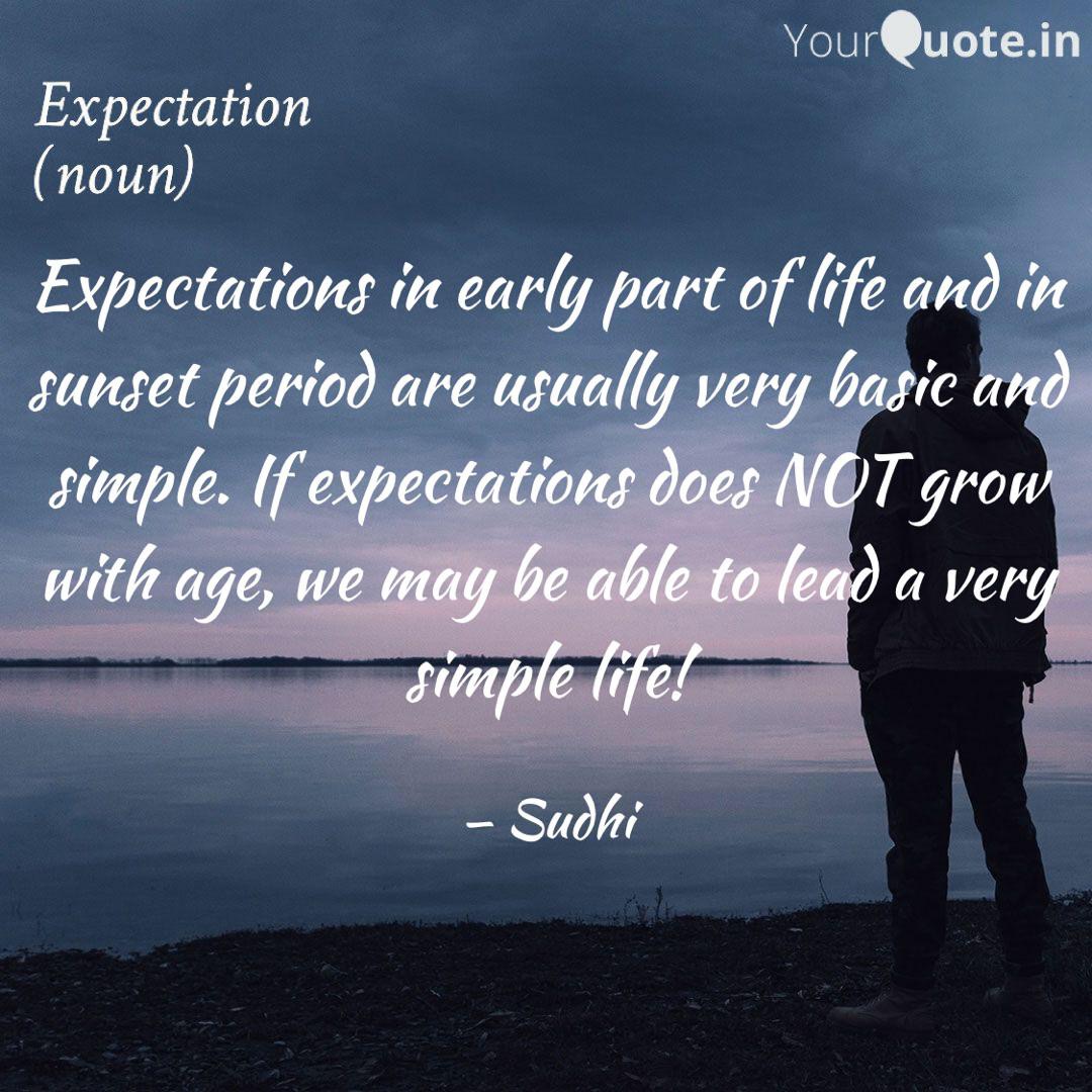 Expectations - Sudhindra rao's library