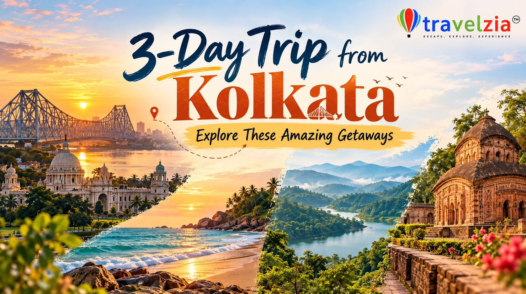 Planning a 3-Day Trip from Kolkata? Explore These Amazing Getaways