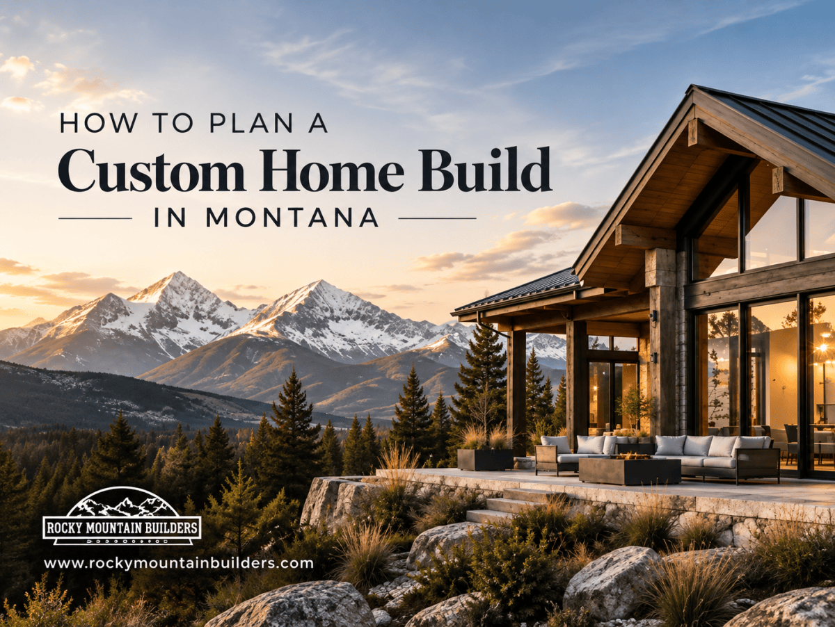 How to Plan a Custom Home Build in Montana