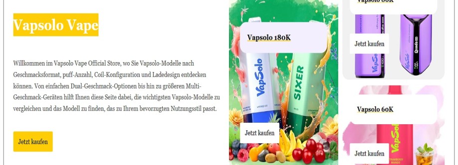 Vapsolo Vape Cover Image