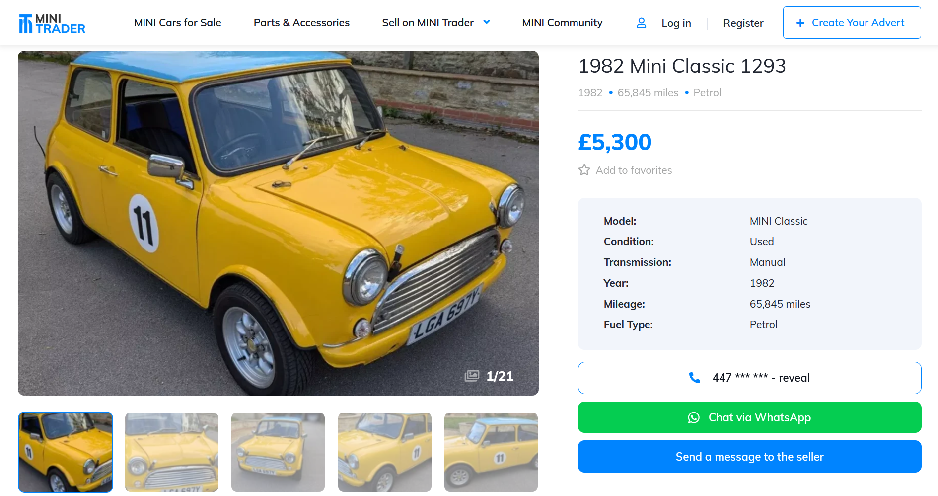 Sell Your MINI Car, Parts or Accessories | 0% Transaction Fees