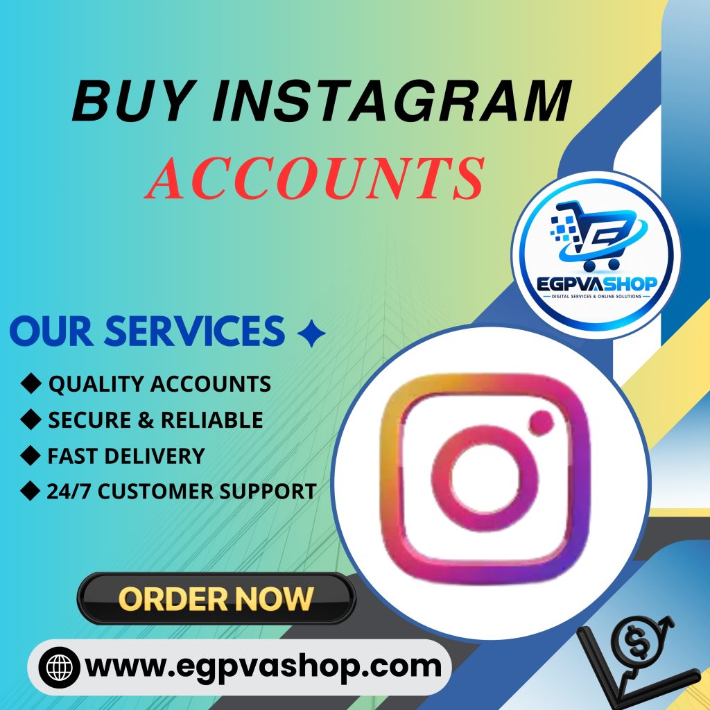 Buy Instagram Accounts - Verified Old & New Options Eg PVA Shop