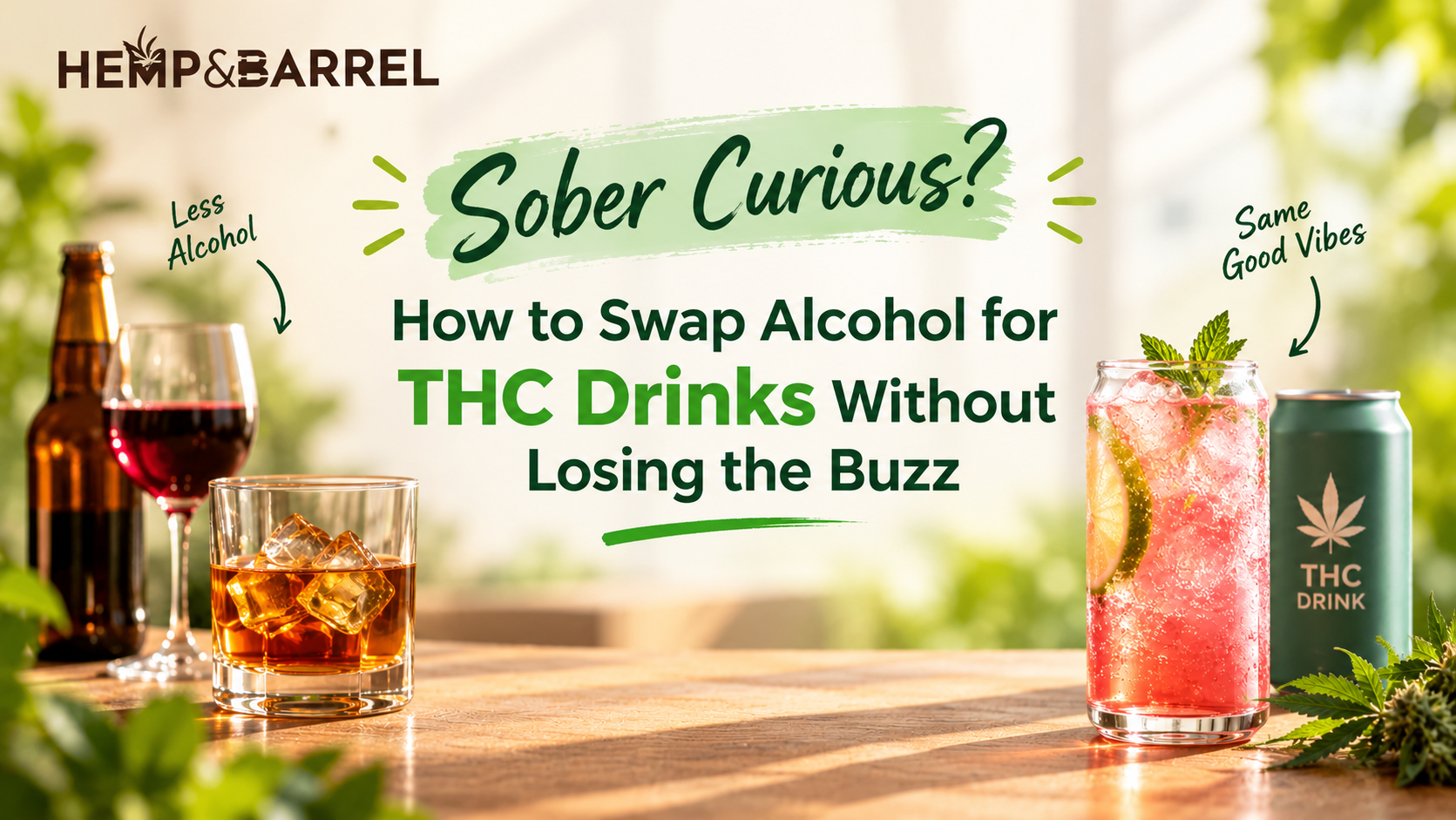 How to Swap Alcohol for THC Drinks Without Losing the Buzz