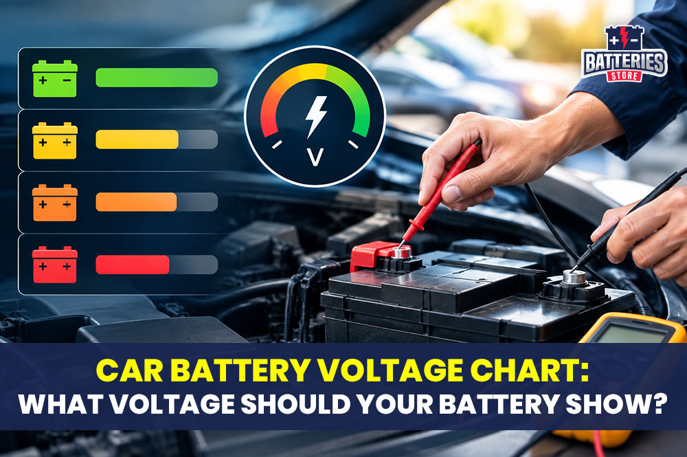 Car Battery Voltage Chart: What Voltage Should Your Battery Show?